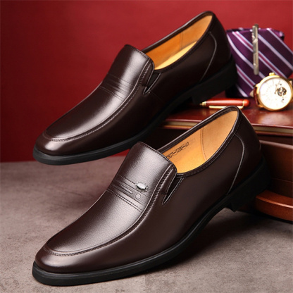 Business formal leather shoes for all seasons
