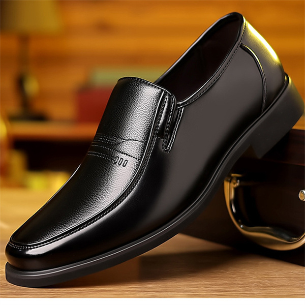 Men's business formal leather shoes dad men's shoes