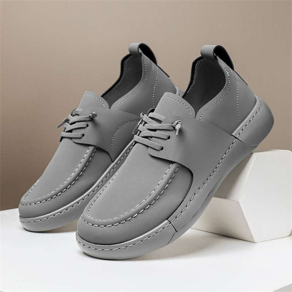 Men's slip-on white shoes black sneakers loafers