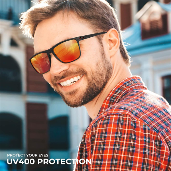 SEEDJUNE Polarized Sunglasses for Men, Lightweight Sun Glasses with UV Protection for Driving Fishing Golf