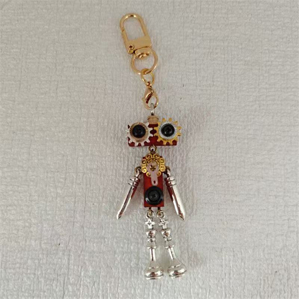 DIY handmade jewelry accessories, steampunk robot gifts, niche backpacks, phone chains, keychains, and custom designs