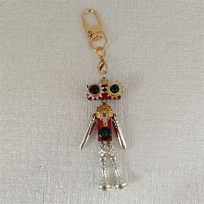DIY handmade jewelry accessories, steampunk robot gifts, niche backpacks, phone chains, keychains, and custom designs