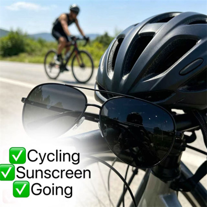 Men's Aviator Sunglasses, 2026 New Style, Frog-Style, UV Protection, Large Face Sunglasses for Driving