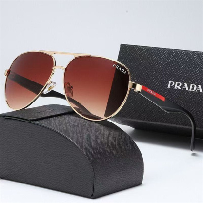 Classic, luxurious, stylish men's polarized sunglasses for driving, outdoor leisure, and travel, with UV protection.