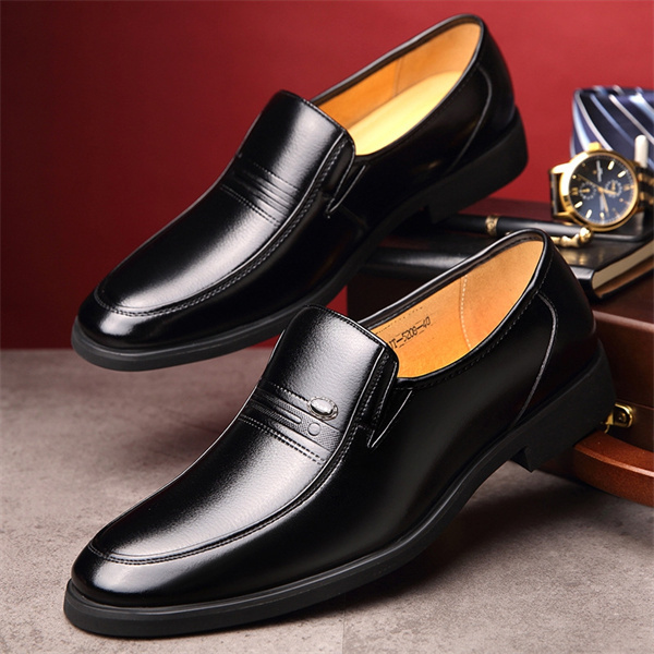 Business formal leather shoes for all seasons