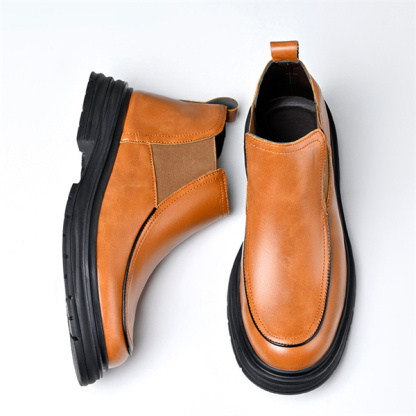 Men's winter thick-soled British style Chelsea high-top versatile Martin boots