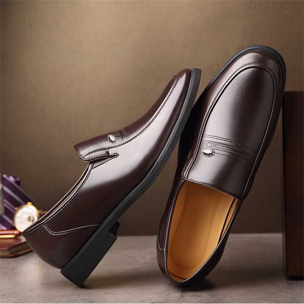 Business formal leather shoes for all seasons