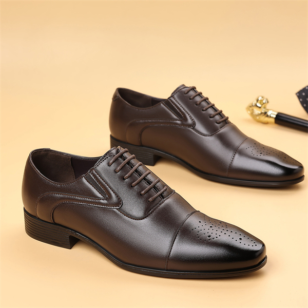 Men's small square toe British style casual shoes