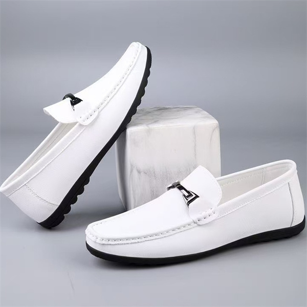 Luxury Horsebit Leather Loafers | Slip-on Business Casual Shoes