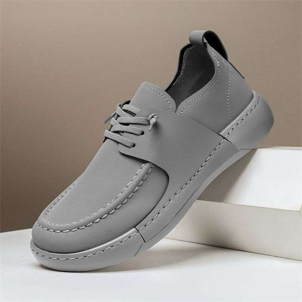 Men's slip-on white shoes black sneakers loafers