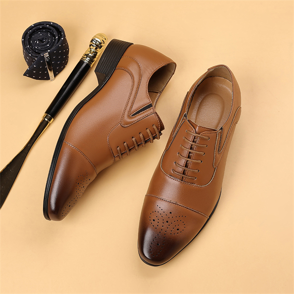 Men's small square toe British style casual shoes