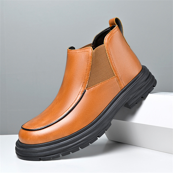 Men's winter thick-soled British style Chelsea high-top versatile Martin boots