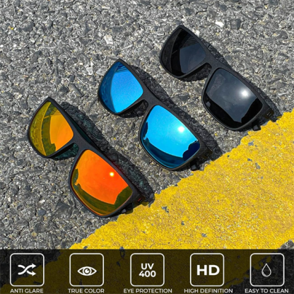 SEEDJUNE Polarized Sunglasses for Men, Lightweight Sun Glasses with UV Protection for Driving Fishing Golf