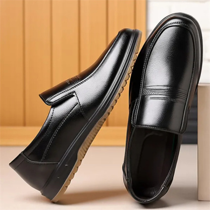 Men's genuine leather non-slip soft insole business loafers