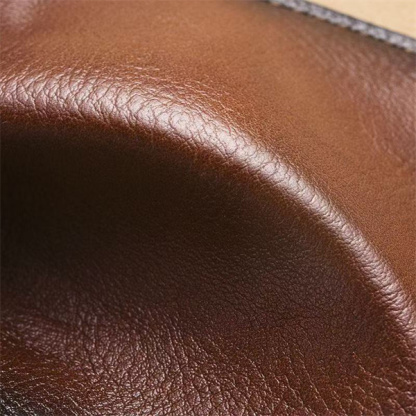 New men's wallet, ultra-thin short soft leather wallet with a retro distressed finish, multi-card slots, large capacity.