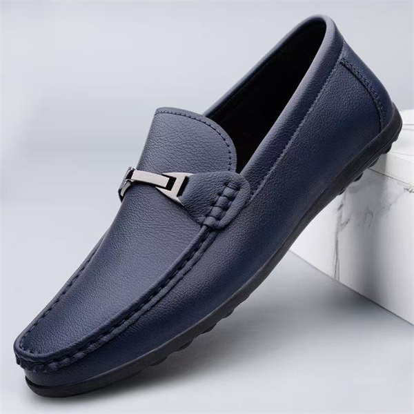 Luxury Horsebit Leather Loafers | Slip-on Business Casual Shoes