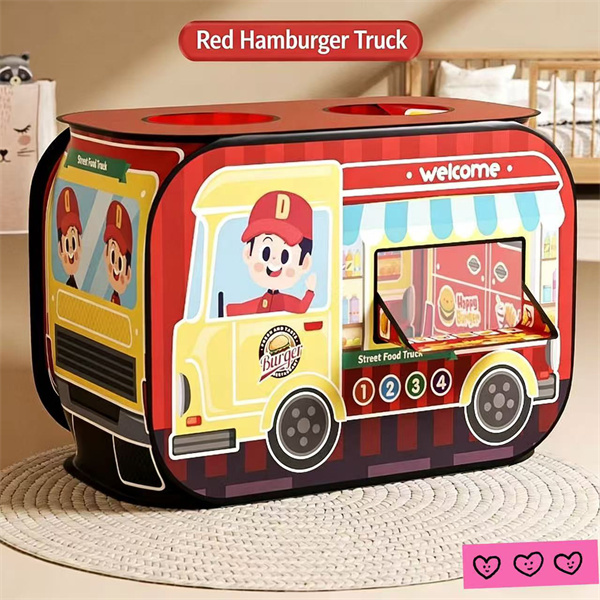 Children's Educational Toy: Pretend Play Hamburger Tent Car