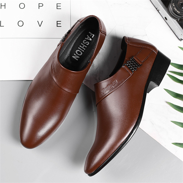 Men's slip-on business formal casual all-match wedding shoes