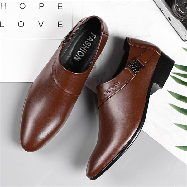 Men's slip-on business formal casual all-match wedding shoes