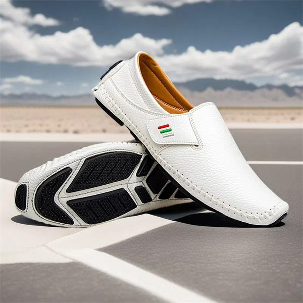 Hand-sewn Mark line moccasins extra large size casual men's shoes