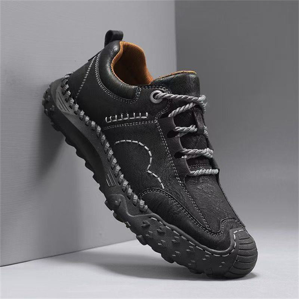 Men's sports leisure running non-slip outdoor leather shoes