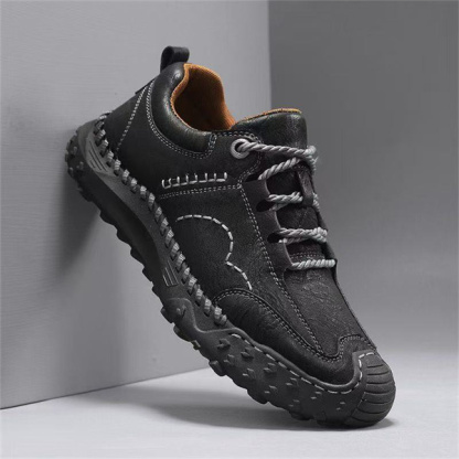 Men's sports leisure running non-slip outdoor leather shoes