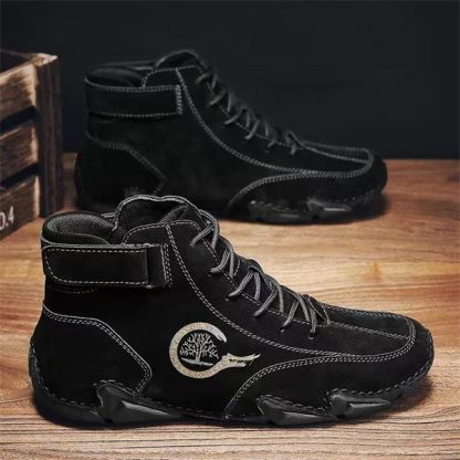 New men's high-top outdoor genuine leather British style all-match Martin boots