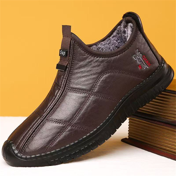 Winter high top fleece dad cotton shoes