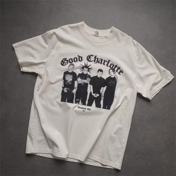 Good Charlotte Vintage Distressed Band Short-Sleeve T-Shirt