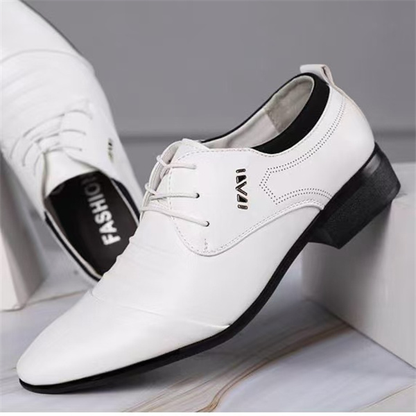 New large-size men's casual business all-match leather shoes
