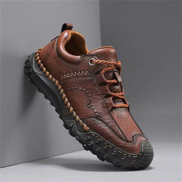 Men's sports leisure running non-slip outdoor leather shoes