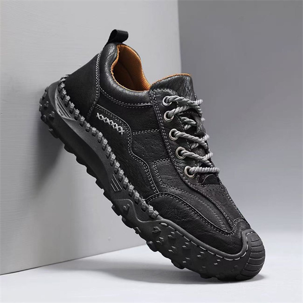 Men's sports leisure running non-slip outdoor leather shoes