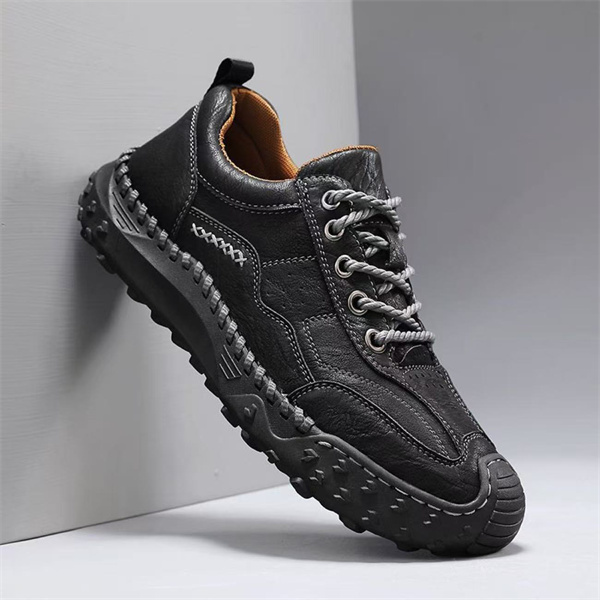 Men's sports leisure running non-slip outdoor leather shoes
