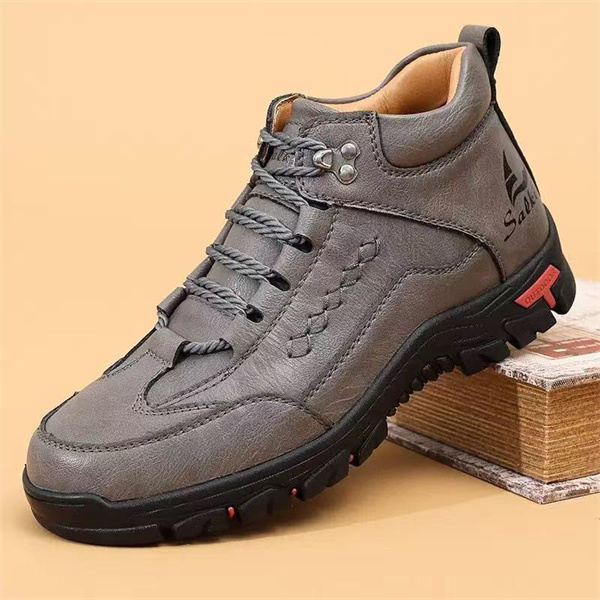 Men's lace-up casual leather shoes