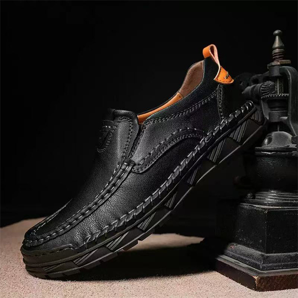 New low-top hand-stitched casual leather shoes