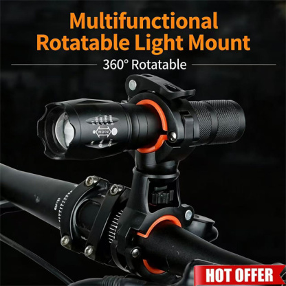 High-intensity rechargeable night riding light