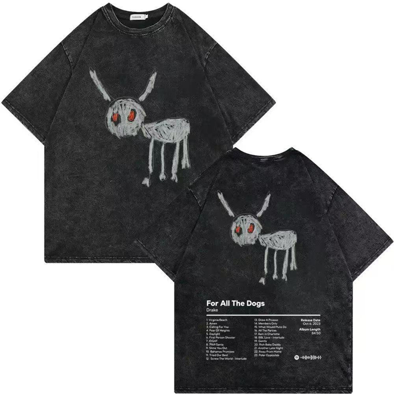 Street hip-hop cotton T-shirt