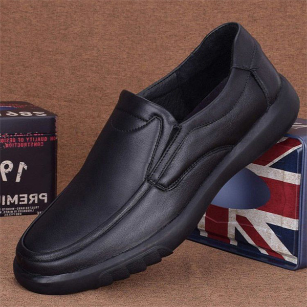 New men's business leather shoes New large size casual leather shoes c