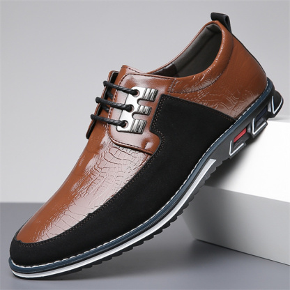 Large size men's casual all-match leather shoes 48 49 50 size Xiyin supply autumn new style