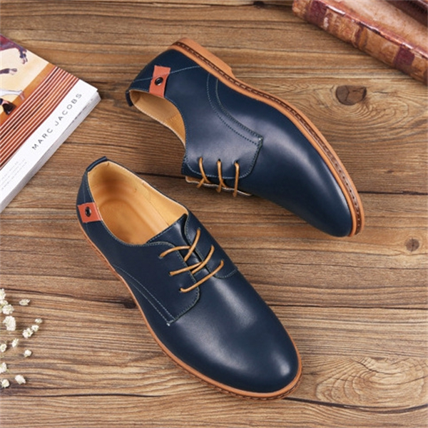 Men's casual round toe work shoes