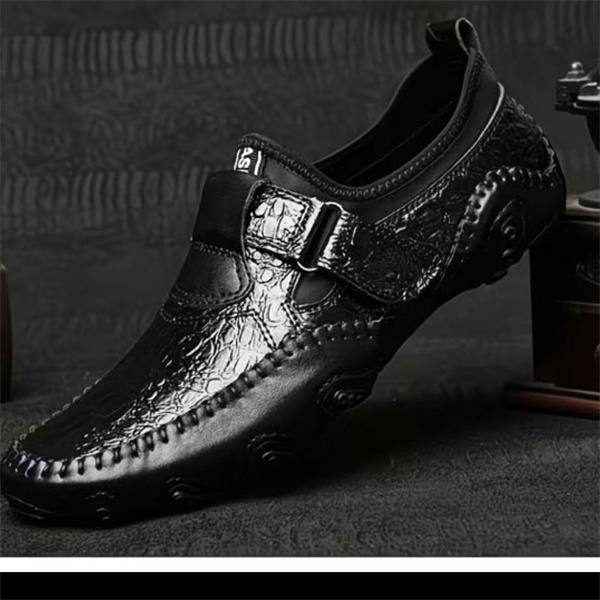 Trendy men's casual lazy driving slip-on loafers