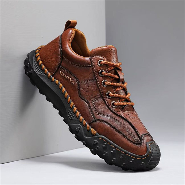 Men's sports leisure running non-slip outdoor leather shoes