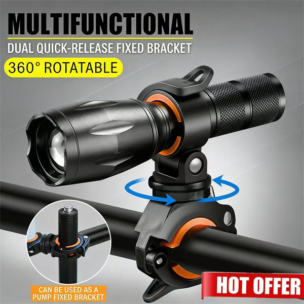 High-intensity rechargeable night riding light