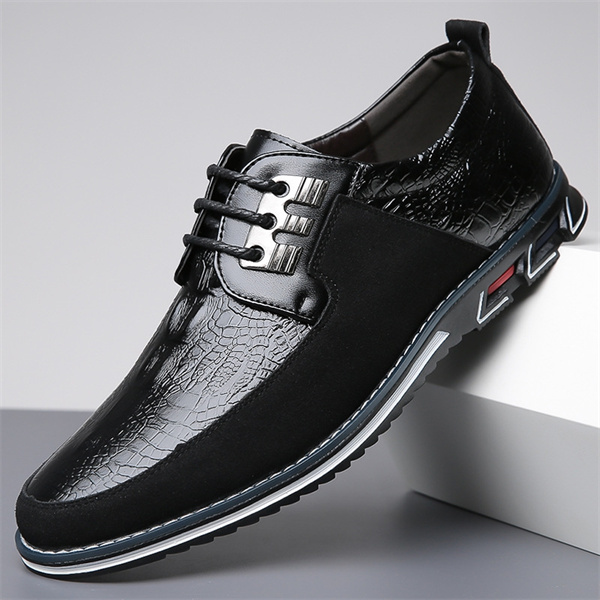 Large size men's casual all-match leather shoes 48 49 50 size Xiyin supply autumn new style