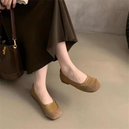 Women's soft sole slip-on casual flat shoes