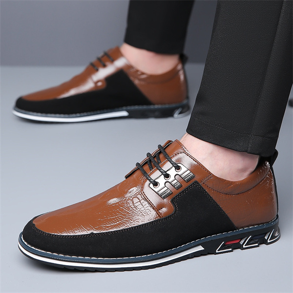 Large size men's casual all-match leather shoes 48 49 50 size Xiyin supply autumn new style