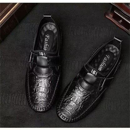 Trendy men's casual lazy driving slip-on loafers