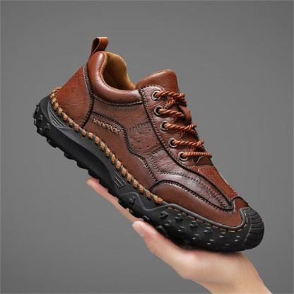 Men's sports leisure running non-slip outdoor leather shoes