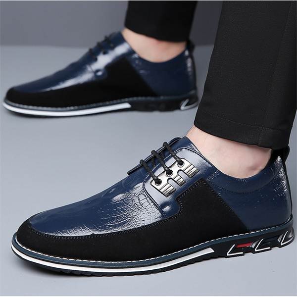 Large size men's casual all-match leather shoes 48 49 50 size Xiyin supply autumn new style