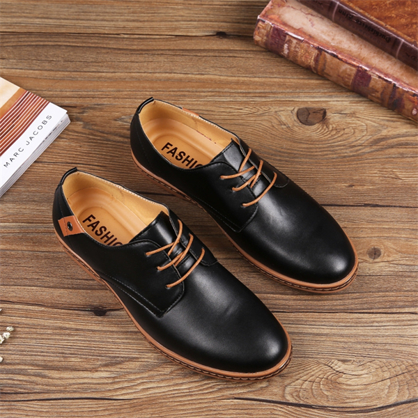 Men's casual round toe work shoes